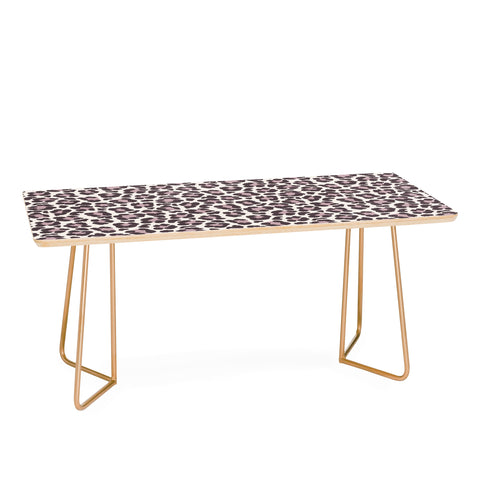 Avenie Leopard Print Light Coffee Table