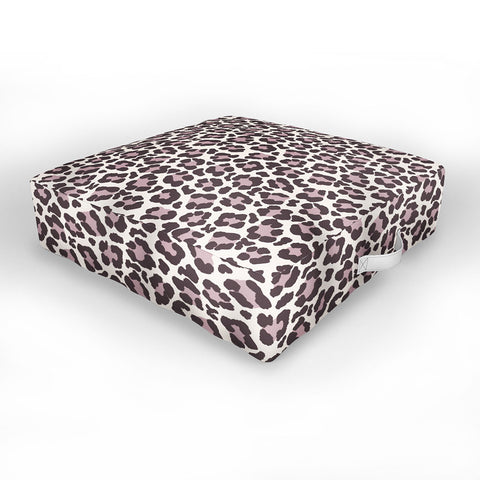 Avenie Leopard Print Light Outdoor Floor Cushion
