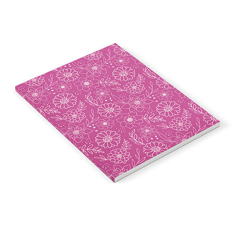 Avenie Lineart Garden Violet Notebook