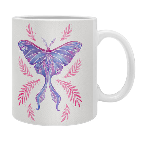 Avenie Luna Moth Blue Violet Coffee Mug