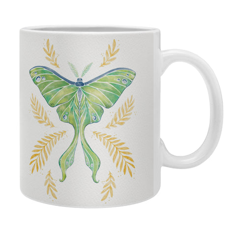 Avenie Luna Moth Classic Green Coffee Mug