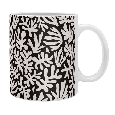 Avenie Matisse Inspired Shapes Black I Coffee Mug