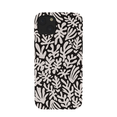 Avenie Matisse Inspired Shapes Black I Phone Case