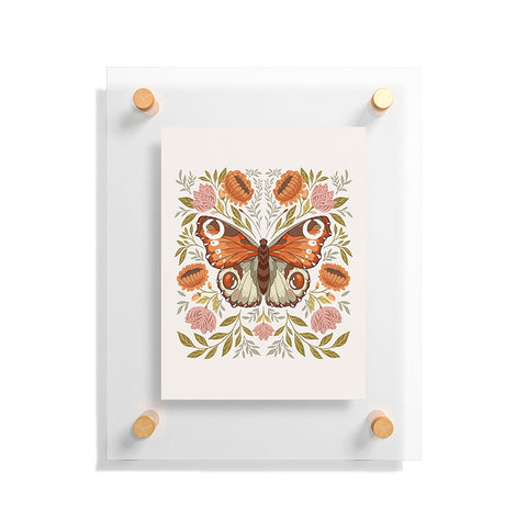 Avenie Morris Inspired Butterfly Floating Acrylic Print