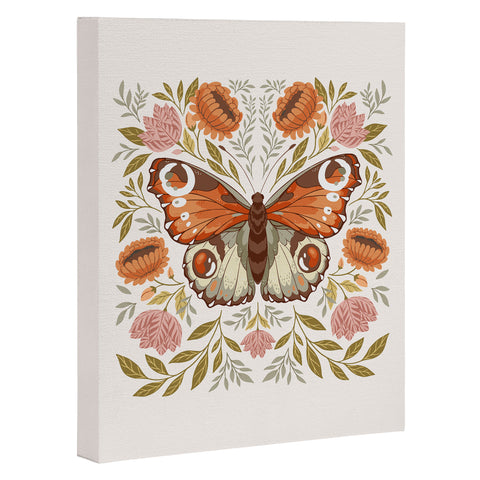 Avenie Morris Inspired Butterfly Art Canvas