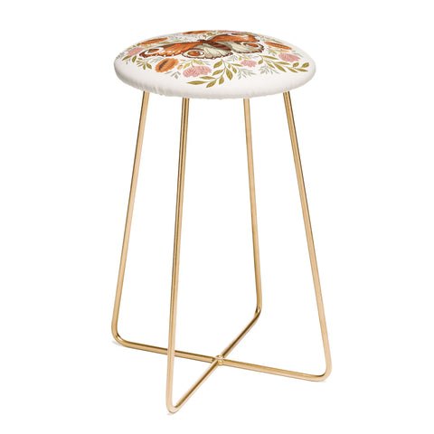 Avenie Morris Inspired Butterfly Counter Stool