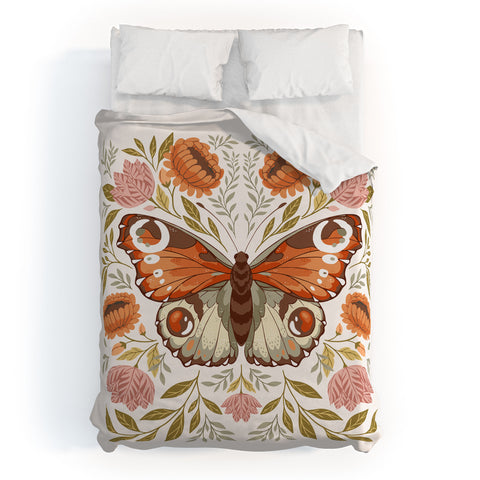 Avenie Morris Inspired Butterfly Duvet Cover