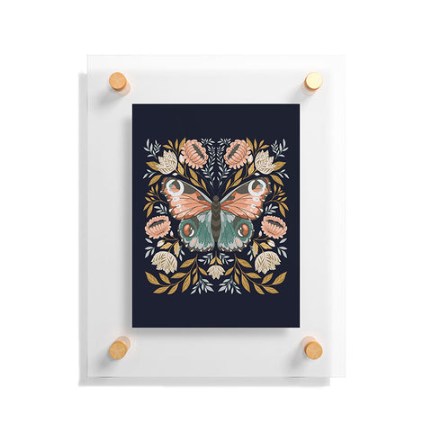 Avenie Morris Inspired Butterfly II Floating Acrylic Print