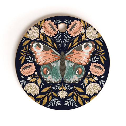 Avenie Morris Inspired Butterfly II Cutting Board Round