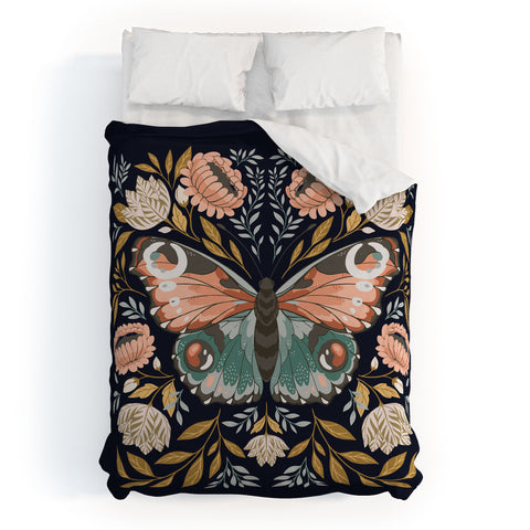 Avenie Morris Inspired Butterfly II Duvet Cover