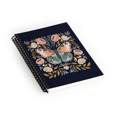 Avenie Morris Inspired Butterfly II Spiral Notebook
