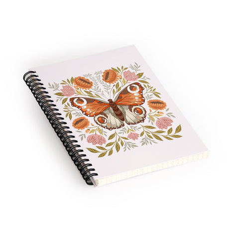 Avenie Morris Inspired Butterfly Spiral Notebook