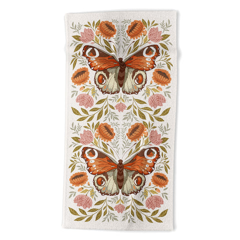 Avenie Morris Inspired Butterfly Beach Towel