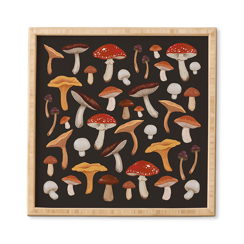 Avenie Mushroom Medley Framed Wall Art