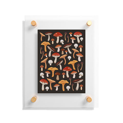 Avenie Mushroom Medley Floating Acrylic Print