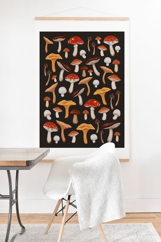 Avenie Mushroom Medley Art Print And Hanger