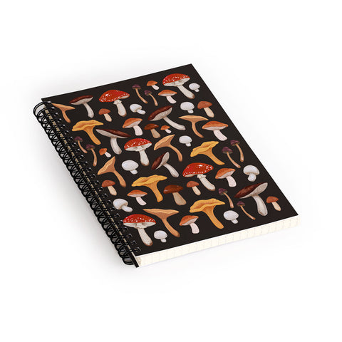 Avenie Mushroom Medley Spiral Notebook