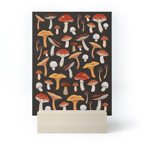 Avenie Mushroom Medley Mini Art Print