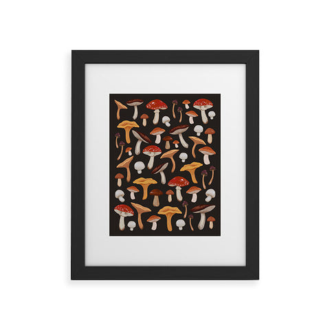 Avenie Mushroom Medley Framed Art Print