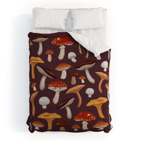 Avenie Mushroom Woodland Comforter