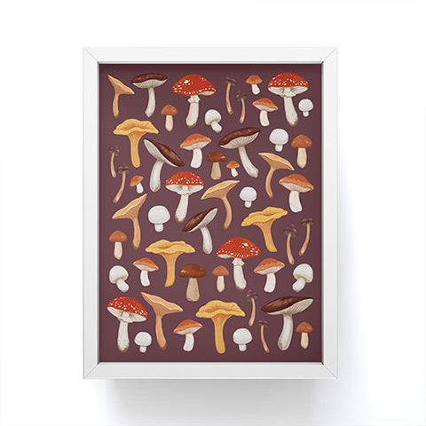 Avenie Mushroom Woodland Framed Mini Art Print