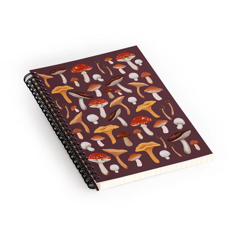 Avenie Mushroom Woodland Spiral Notebook
