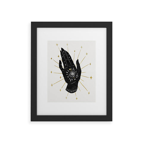 Avenie Mystic Hand with Eye Framed Art Print