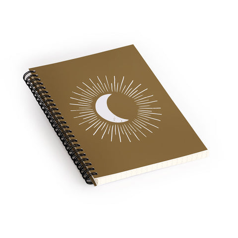 Avenie Nightglow Olive Green Spiral Notebook