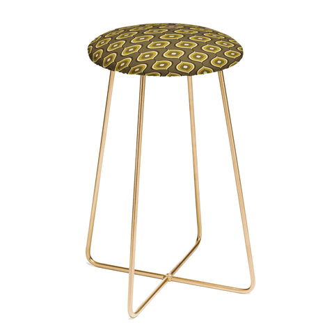 Avenie Ogee Olive Green Counter Stool