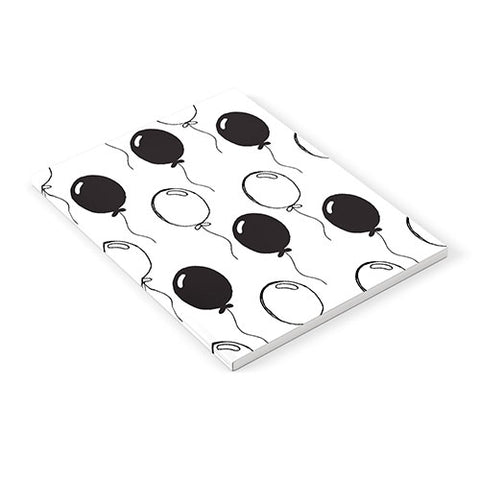 Avenie Party Balloons Black and White Notebook