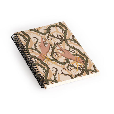 Avenie Secret Garden Pastel Petal III Spiral Notebook