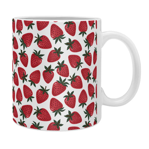 Avenie Spring Garden Strawberries Coffee Mug