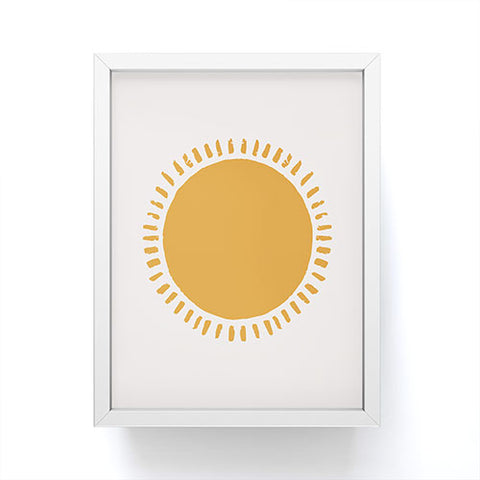 Avenie Summer Desert Sun Framed Mini Art Print