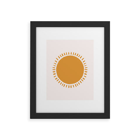 Avenie Summer Desert Sun Framed Art Print