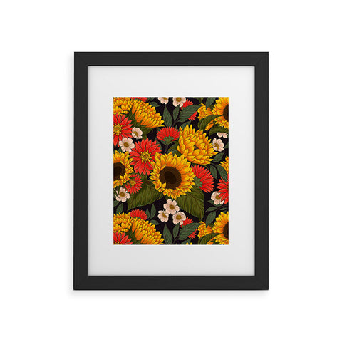 Avenie Sunflower Meadow Framed Art Print