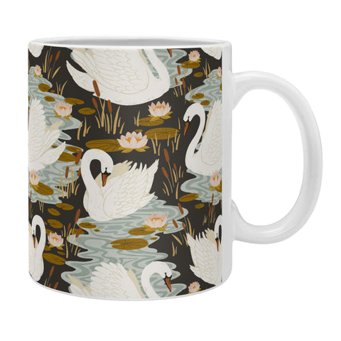 Avenie Swan Dance Pattern Coffee Mug