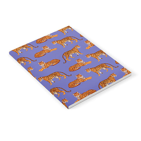 Avenie Tigers in Periwinkle Notebook