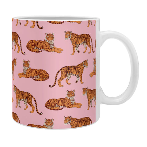 Avenie Tigers in Pink Coffee Mug