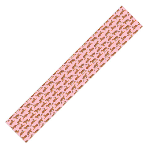 Avenie Tigers in Pink Table Runner