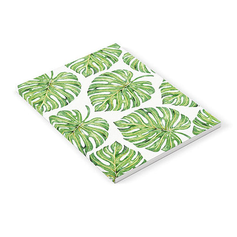 Avenie Tropical Palm Leaves Green Notebook