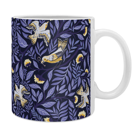 Avenie Very Peri Garden Birds Coffee Mug