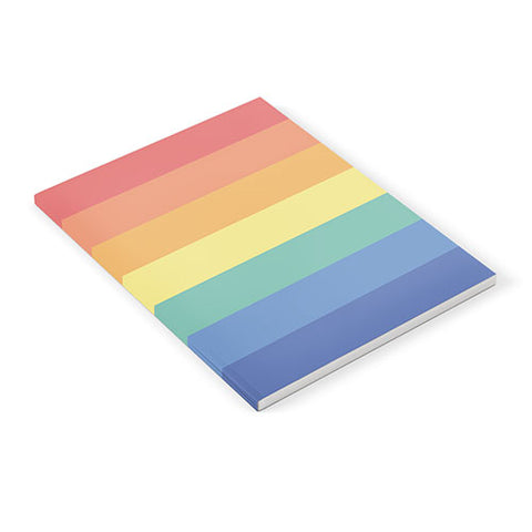 Avenie Vintage Rainbow Stripes Notebook