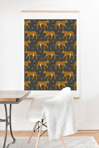 Avenie Wild Cheetah Collection IV Art Print And Hanger
