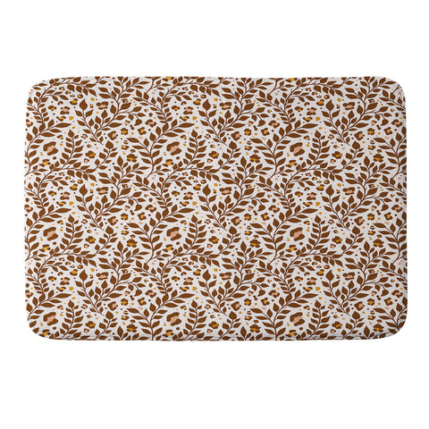 Avenie Wild Cheetah Collection V Memory Foam Bath Mat
