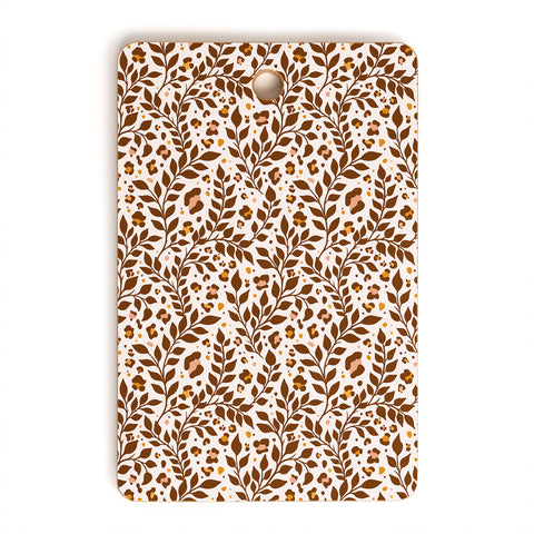 Avenie Wild Cheetah Collection V Cutting Board Rectangle