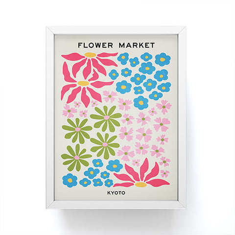 ayeyokp Flower Market 02 Kyoto Framed Mini Art Print