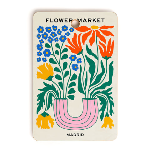 ayeyokp Flower Market 04 Madrid Cutting Board Rectangle