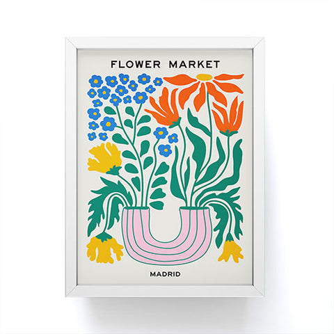 ayeyokp Flower Market 04 Madrid Framed Mini Art Print