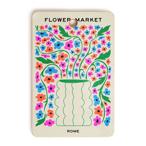 ayeyokp Flower Market 08 Rome Cutting Board Rectangle