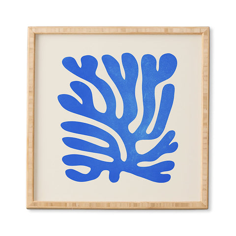 ayeyokp Marseille Blue Matisse Color Framed Wall Art